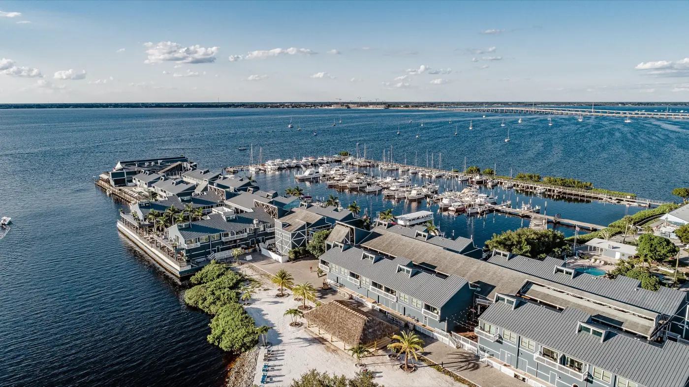 Marina e orla de Punta Gorda, Flórida